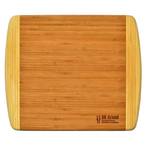 Dad Griillin' Great & Flippin' Awesome - 2-Tone Bamboo Cutting Board