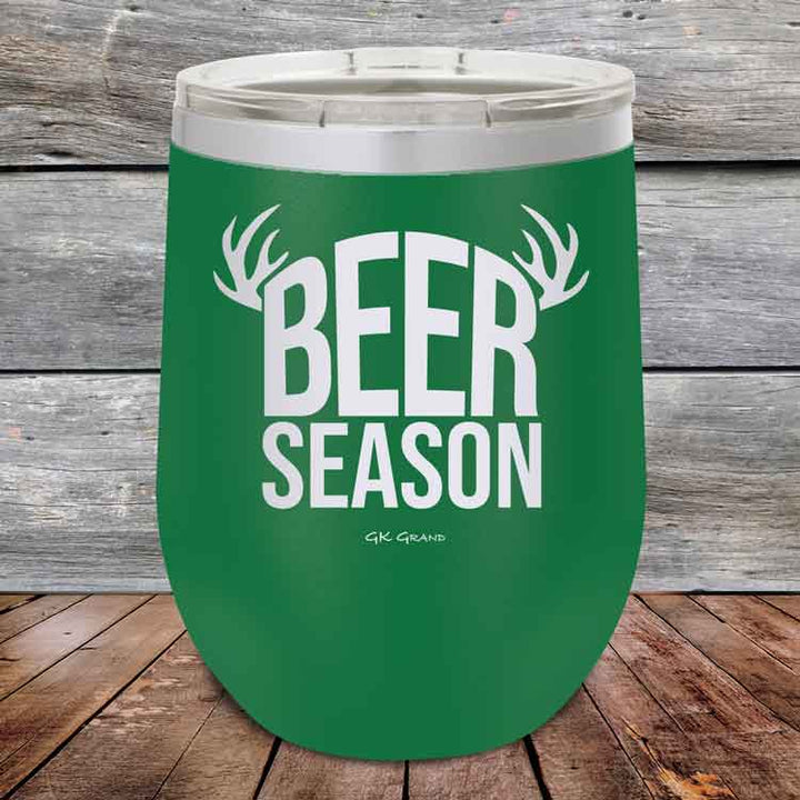 BEER SEASON (DEER) - Powder Coated Etched Tumbler