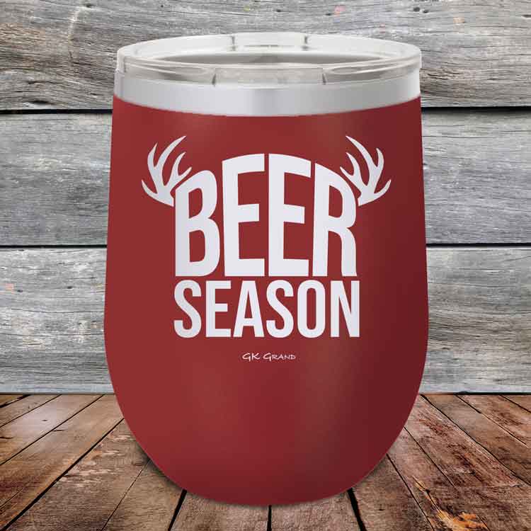 BEER SEASON (DEER) - Powder Coated Etched Tumbler