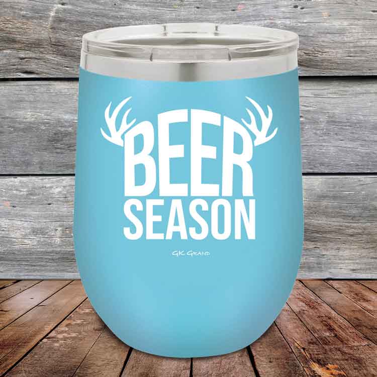 BEER SEASON (DEER) - Powder Coated Etched Tumbler