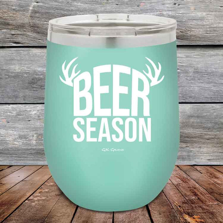 BEER SEASON (DEER) - Powder Coated Etched Tumbler