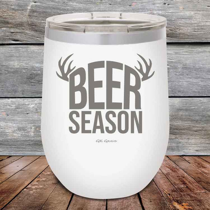 BEER SEASON (DEER) - Powder Coated Etched Tumbler