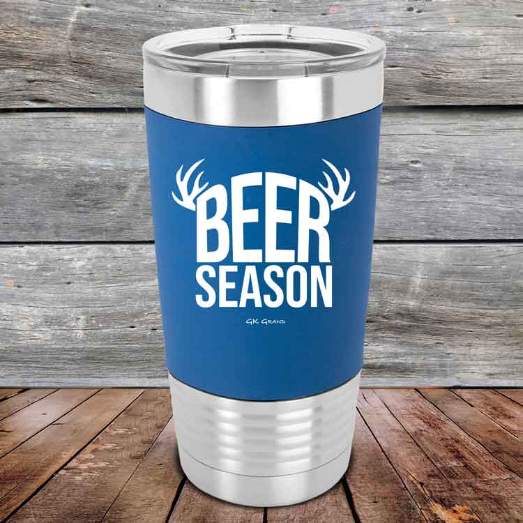 BEER SEASON (DEER) - Premium Silicone Wrapped Engraved Tumbler