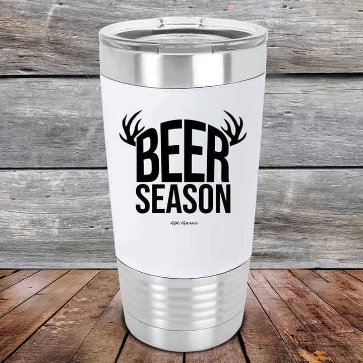 BEER SEASON (DEER) - Premium Silicone Wrapped Engraved Tumbler