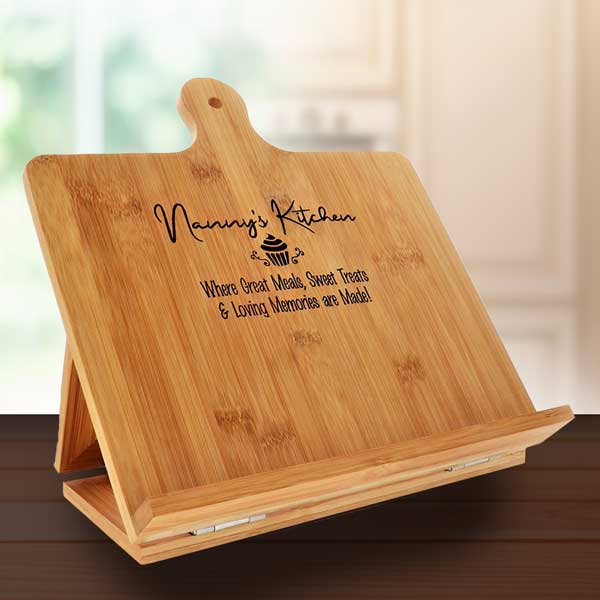 Nanny's Kitchen Bamboo Recipe Holder