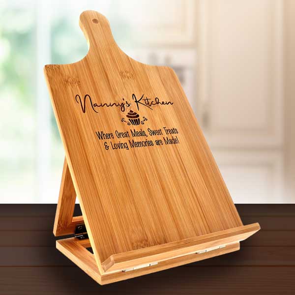 Nanny's Kitchen Bamboo Recipe Holder