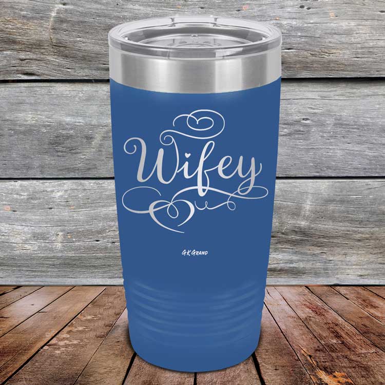 Wifey - Powder Coated Laser Etched Tumbler