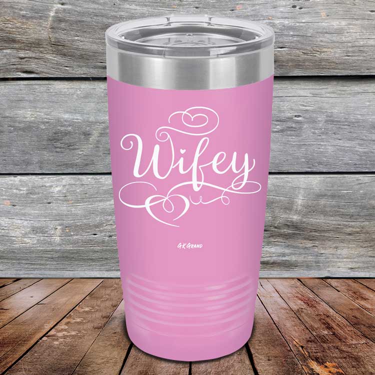 Wifey - Powder Coated Laser Etched Tumbler