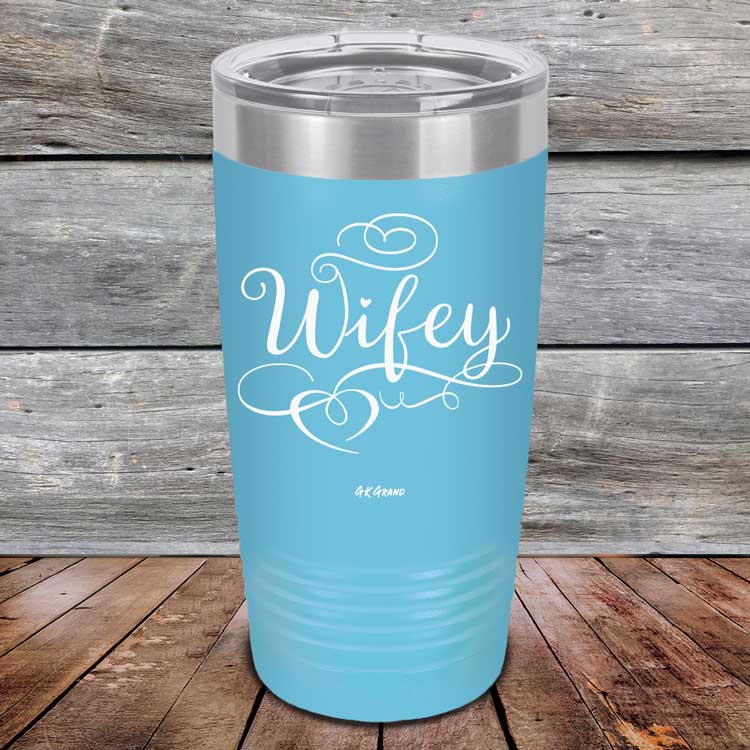 Wifey - Powder Coated Laser Etched Tumbler