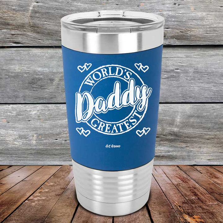 World's Greatest Daddy - Premium Silicone Wrapped Engraved Tumbler