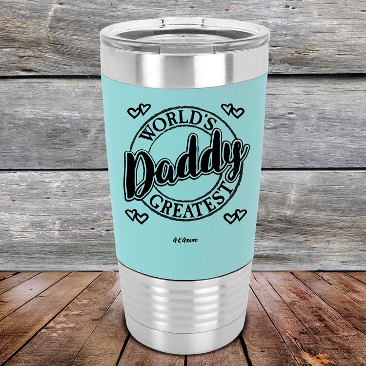 World's Greatest Daddy - Premium Silicone Wrapped Engraved Tumbler