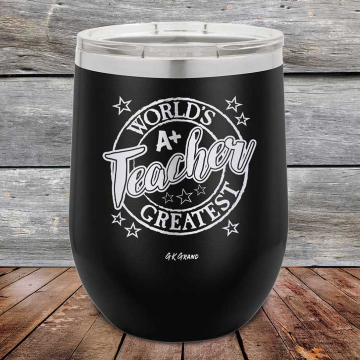 World's Greatest Teacher - Powder Coated Etched Tumbler