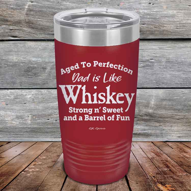Aged-to-Perfection-Dad-is-Like-Whiskey-Strong-N-Sweet-20oz-Maroon_TPC-20Z-13-5321-1