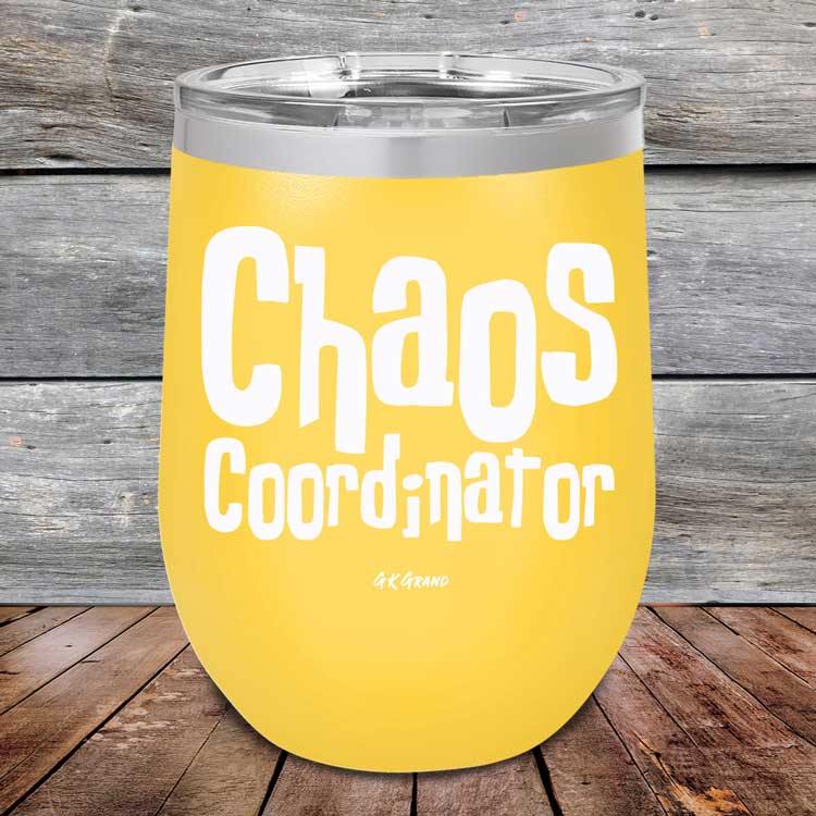 Chaos Coordiantor - Powder Coated Etched Tumbler - GK GRAND GIFTS