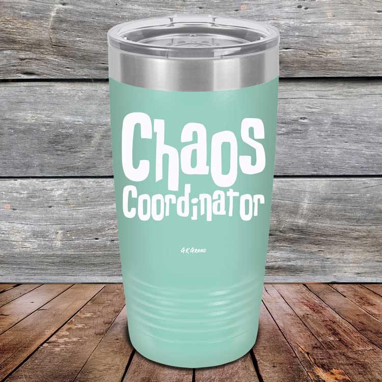 Chaos Coordinator - Powder Coated Etched Tumbler - GK GRAND GIFTS