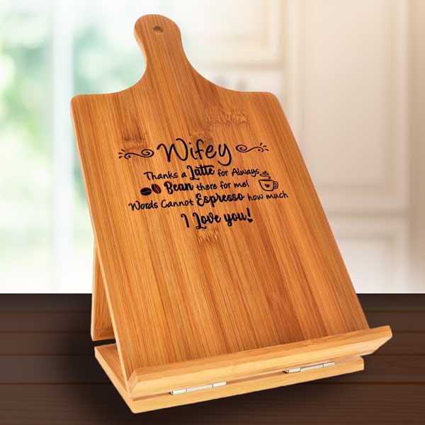Wifey-Thanks-a-Latte-for-Bean-there-for-me-Bamboo-Recipe-Holder_BRH-SM-99-3007.jpg